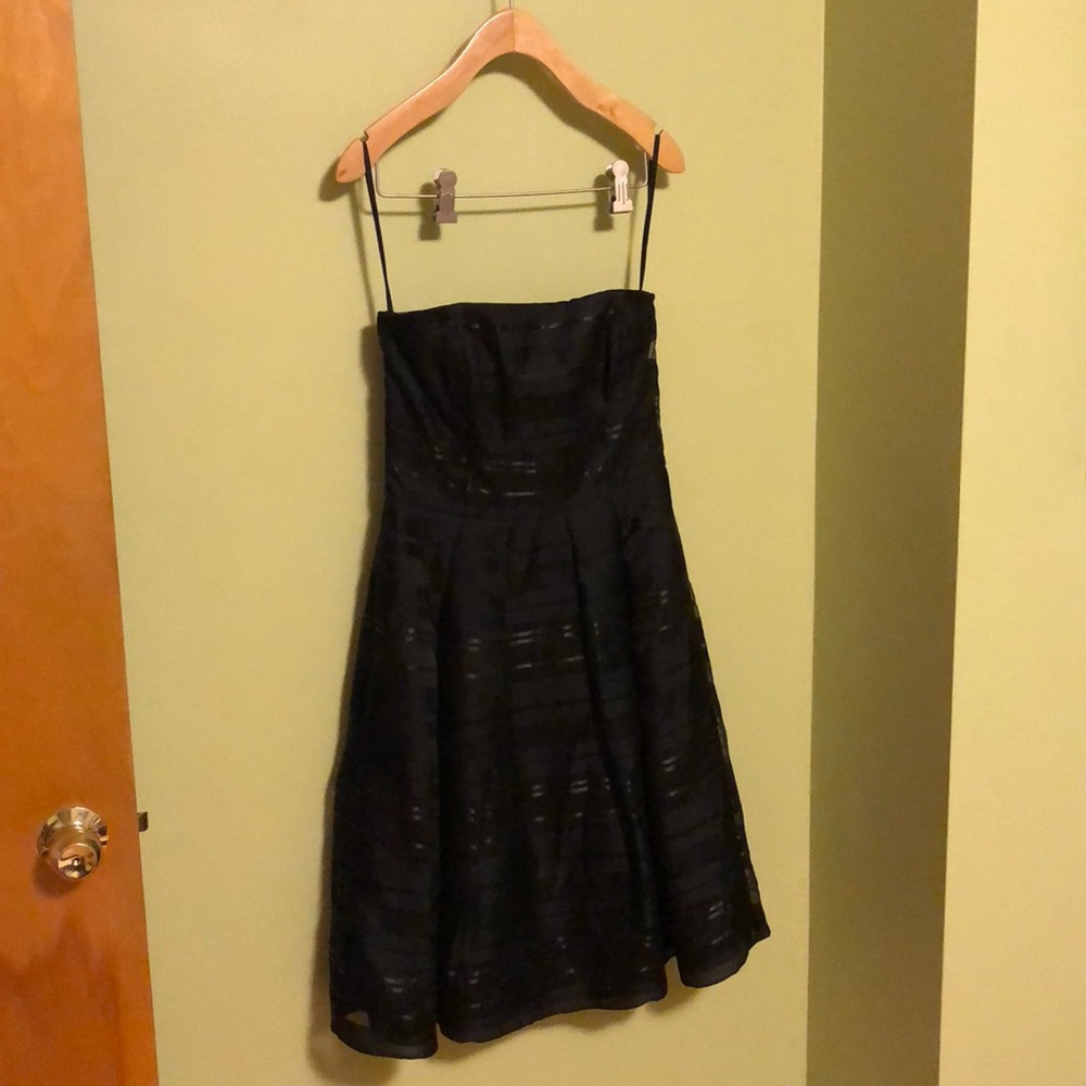 Strapless White House Black Market dress